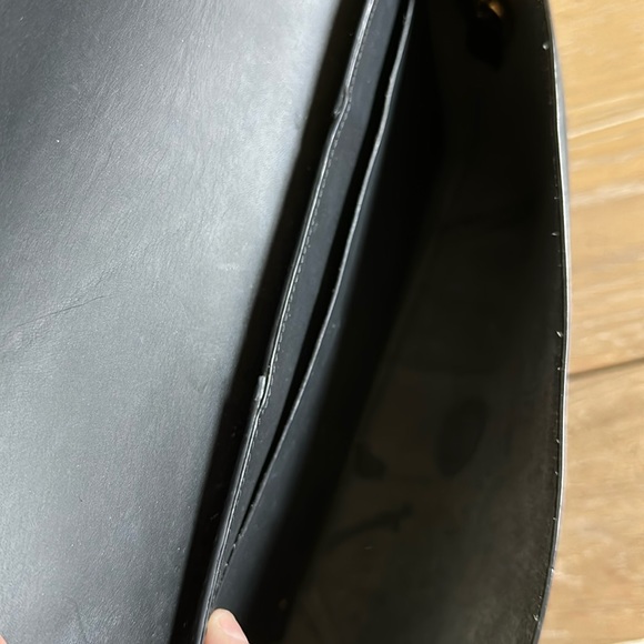 Janessa Leone Joan suede full grain leather Black crossbody bag w/Marant dustbag - Picture 7 of 16